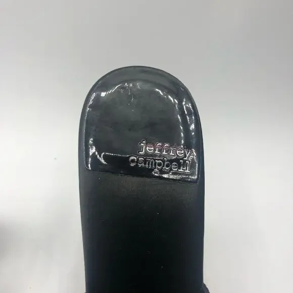 Jeffrey Campbell HollywoodJ Rhinestone Platform Square Toe Mule Black US 8 - Picture 4 of 11